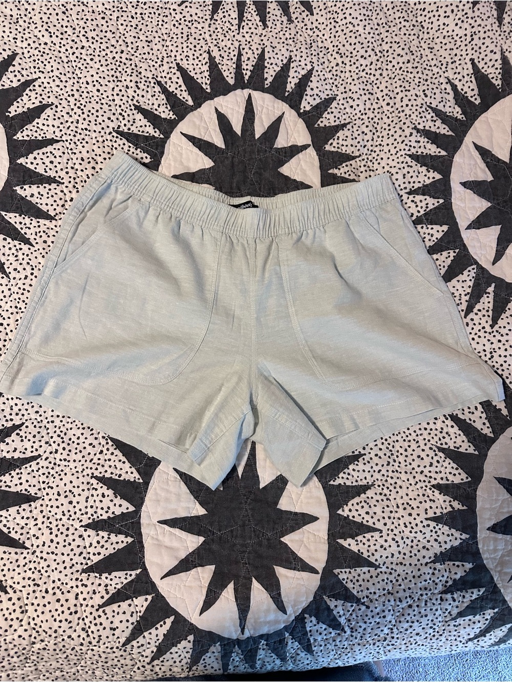 allbirds Women’s Light Blue High-Waist Casual Pull-On Shorts